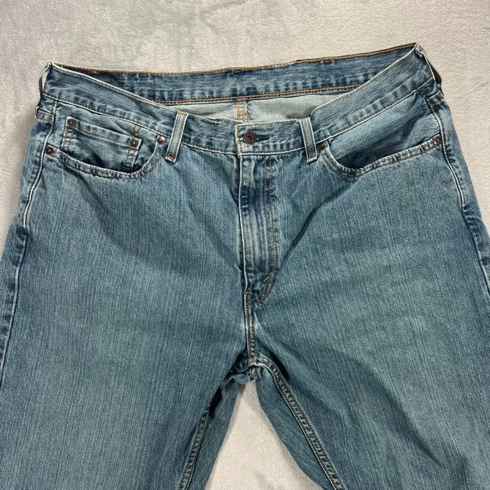 LEVI'S 559 Relaxed Straight Mens Jeans 38x34 Blue Medium Wash Denim Classic
